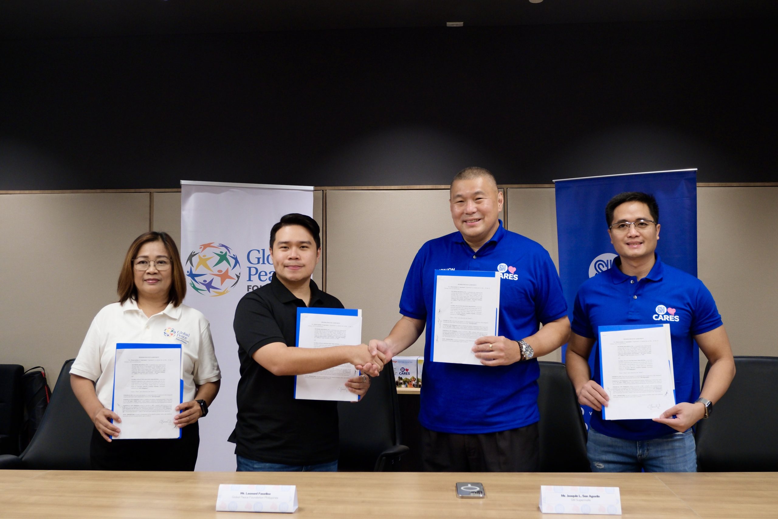 SM Cares x Global Peace Foundation_MOA Signing